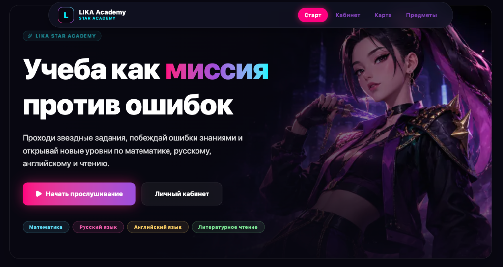 LIKA Academy — Игровая образовательная платформа LeadUX AI